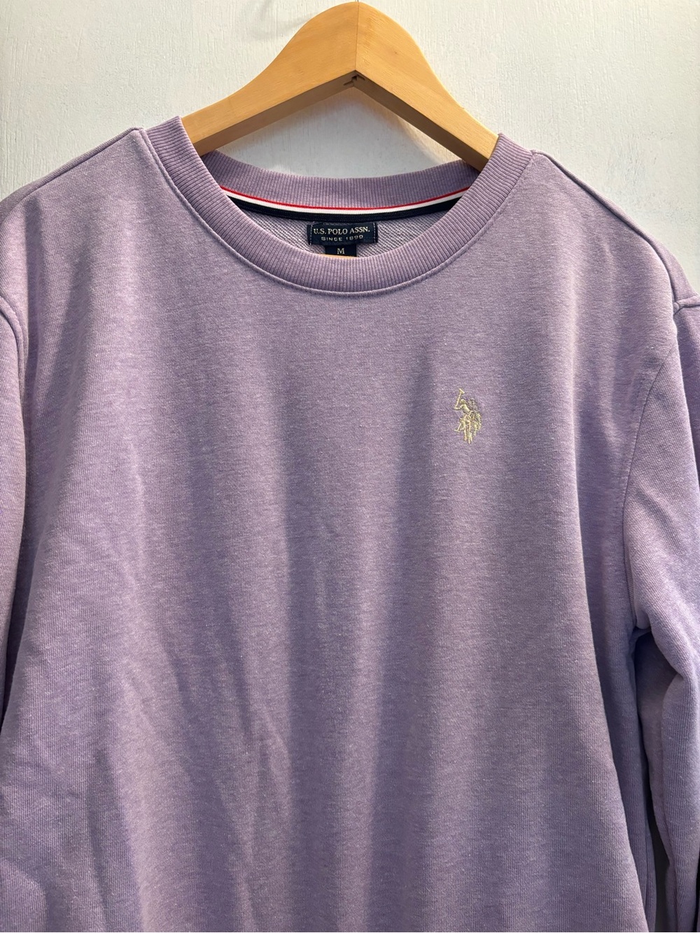 U.S. Polo Assn. Women’s Light Purple Crewneck Sweatshirt